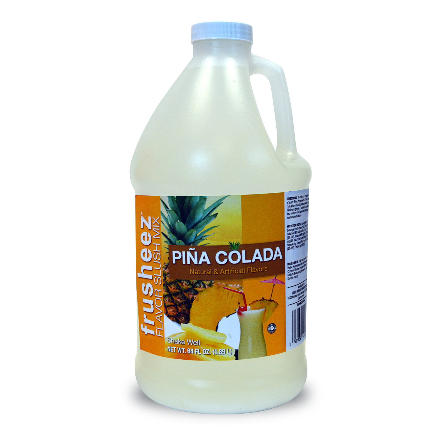 Pina Colada Frusheez Mix 1/2 Gallon Concentrate - Hometown Concessions